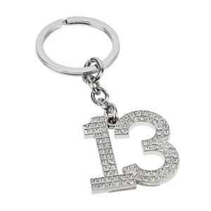 Birthdays by Juliana 13' Crystal Keyring