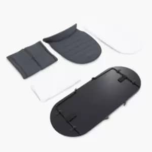 iCandy Peach 7 2nd Carrycot Fabric - No Bumper Bar Dark Grey