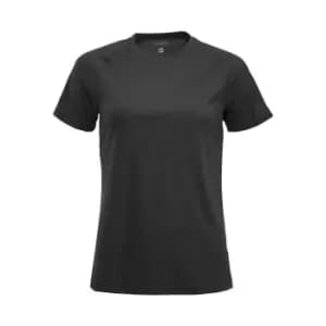 Clique Womens/Ladies Premium Active T-Shirt (L) (Black)