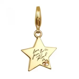 Ladies Karl Lagerfeld Gold Plated Karl Star Charm