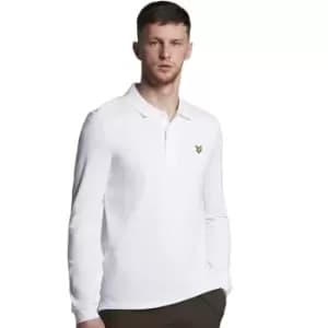 Lyle & Scott Mens Long Sleeve Collared Polo Shirt M - Chest 38-40' (96-101cm)
