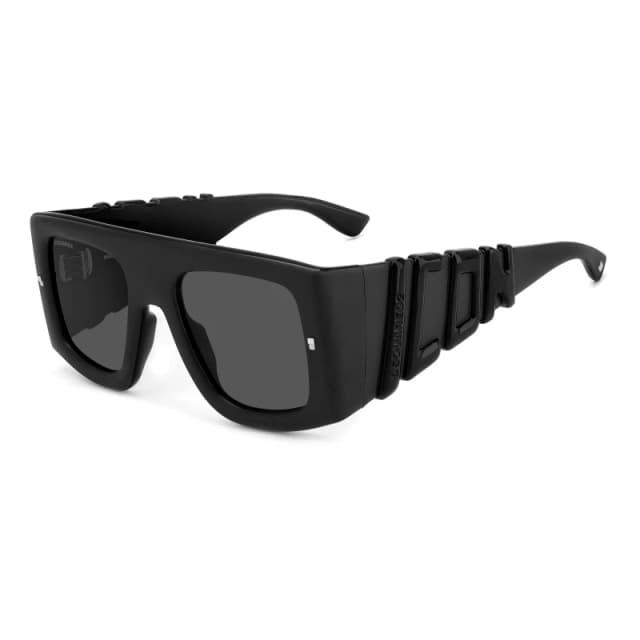 DSquared2 Mens Rec Flat Top Sunglasses Matte Black male 54 cm