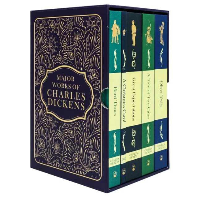 Major Works Of Charles Dickens 5 Book Set Featuring Great Expectations And A Tale Of Two Cities Charles Dickens Books