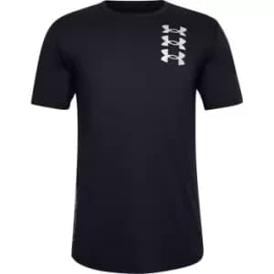 Under Armour Armour Triple Stack T Shirt Mens - Black