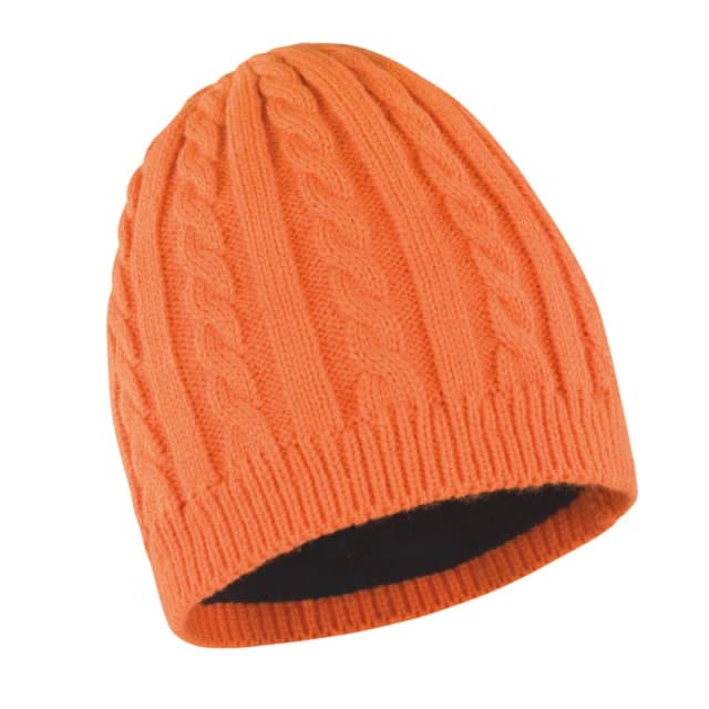 Result Result Men Winter Essentials Mariner Knitted Hat in Burnt Orange Burnt Orange One Size Male 5054752308001