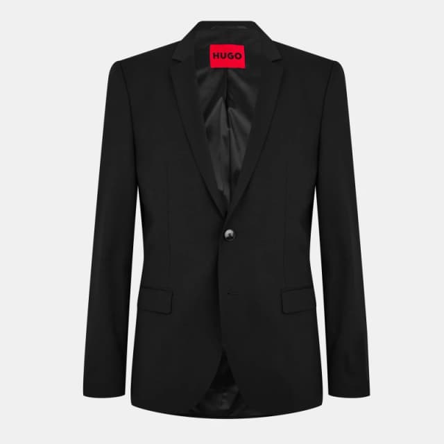 Hugo Mens Slim-fit Arti Suit Jacket Black 001 male 34 (44)
