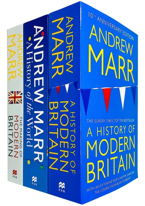Andrew Marr Collection 3 Books Set (The Making of Modern Britain, A History of the World, A History of Modern Britain) Andrew Marr Books