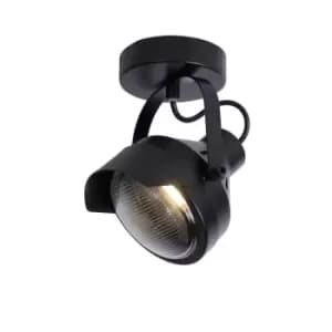 Lucide Cicleta Industrial Ceiling Spotlight 1xGU10 Black