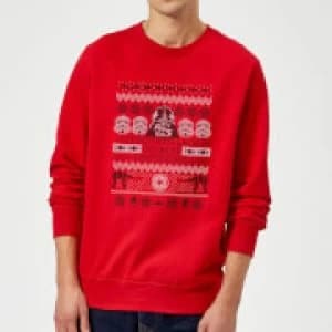 Star Wars I Find Your Lack Of Cheer Disturbing Christmas Sweatshirt - Red - L