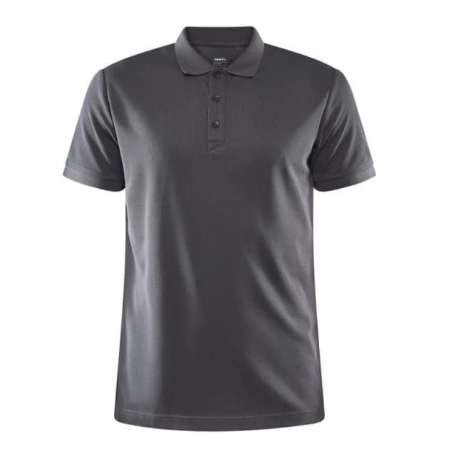 Craft CRAFT Men Core Unify Polo Shirt in Dark Grey Size: Small Dark Grey S Male 5063377069839