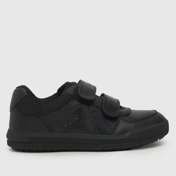 Geox Black arzach 2v Boys Youth trainers Black UK 6 (EU 39)
