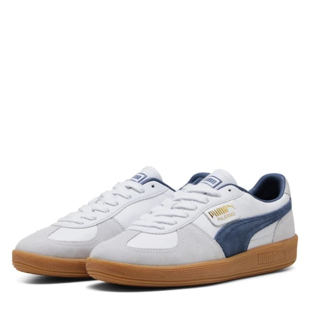 Puma PUMA Palermo Mens Trainers White/Blue male 8 (42)