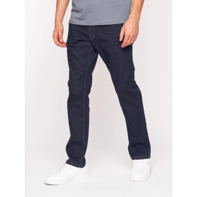 Crosshatch Crosshatch Men Cadman Straight Jeans in Dark Navy Size: 30S Dark Navy 30S Male 5059294033114