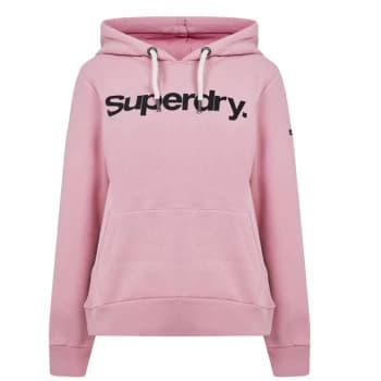Superdry Logo Hoodie - Pink