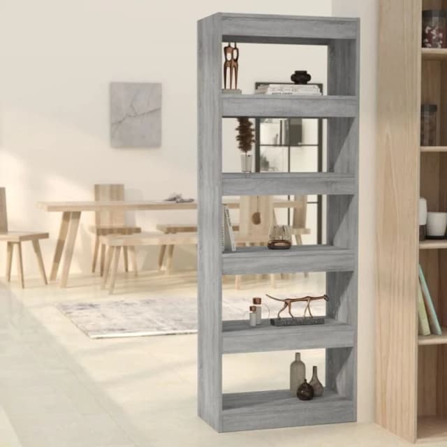 VIDAXL Vidaxl - Book Cabinet/Room Divider Grey Sonoma 60x30x166cm Engineered Wood 8720286844403