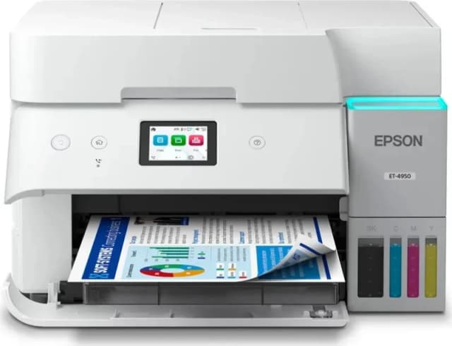 Epson EcoTank ET-4956 A4 Colour Multifunction Inkjet Printer (Wireless)