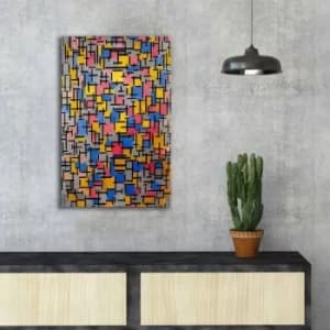 FAMOUSART-049 Multicolor Decorative Canvas Painting