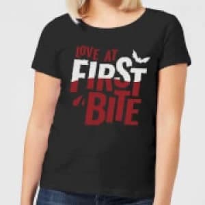 Love at First Bite Womens T-Shirt - Black - 3XL - Black