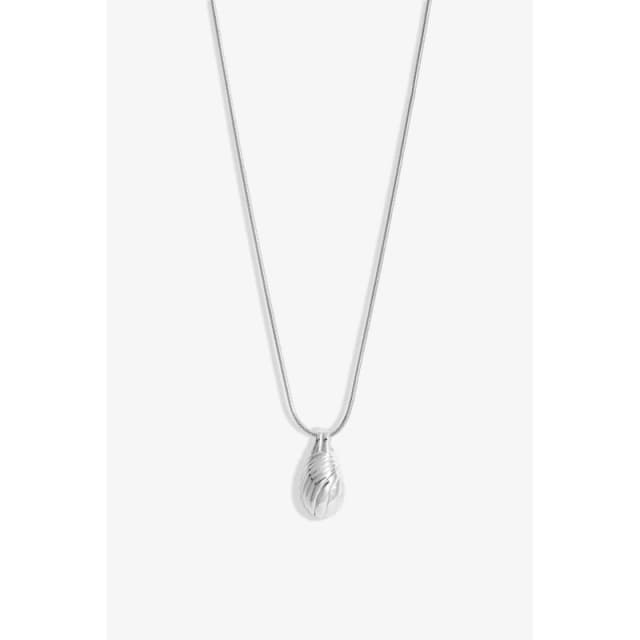 Simply Silver Sterling Silver 925 Textured Nugget Pendant Silver One Size