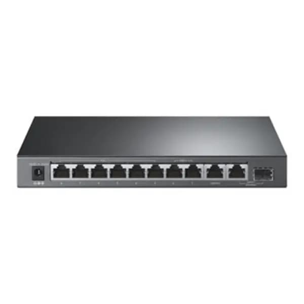 TP Link 10-Port Gigabit Desktop Switch with 6-Port PoE+ and 2-Port PoE++ TL-SG1210PP