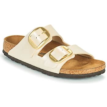 Birkenstock ARIZONA BIG BUCKLE womens Mules / Casual Shoes in White
