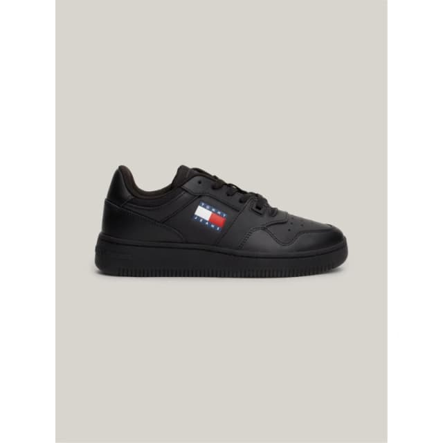 Tommy Jeans Essential Retro Basketball Trainers Black female 5 (38)