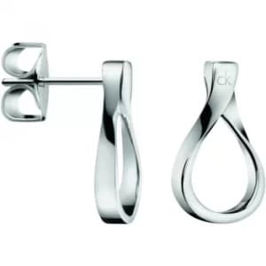 Ladies Calvin Klein Stainless Steel Light Earrings