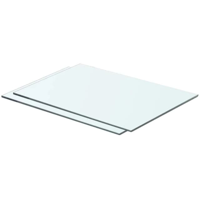 VIDAXL Shelves 2 pcs Panel Glass Clear 50x30cm vidaXL 3051561