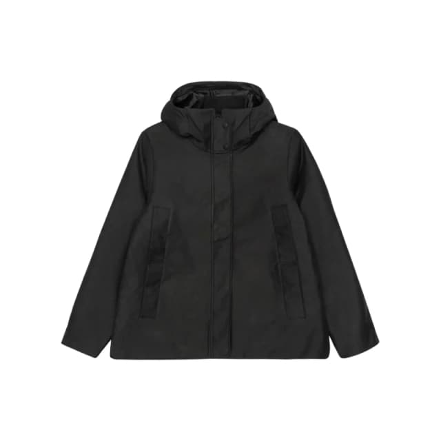 Selfhood Womens short hooded parka Selfhood Noir Female M