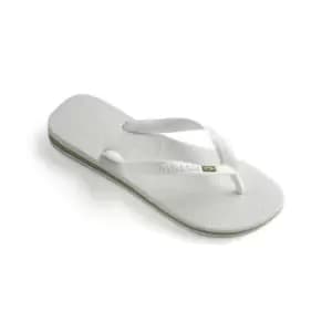 Havaianas Brasil Mens Flip Flops - White