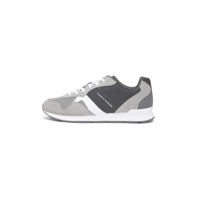 Tommy Hilfiger Mens Runner Icon Mix Runners Uni Grey male 7 (41)