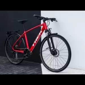 2022 Trek Dual Sport 2 Equipped Hybrid Bike in Viper Red