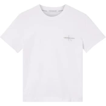 Calvin Klein Jeans Logo T Shirt - Brgt White YAF