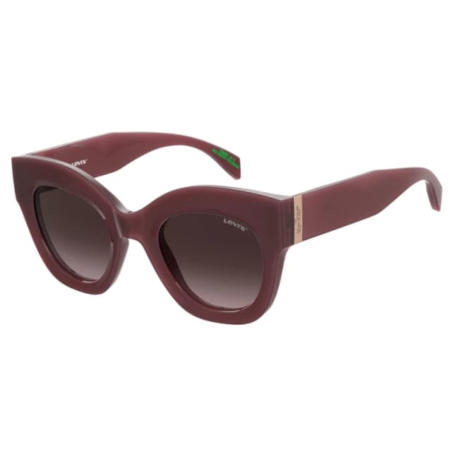 Levis Womens Levis UV Protection Round Sunglasses Red female Ladies