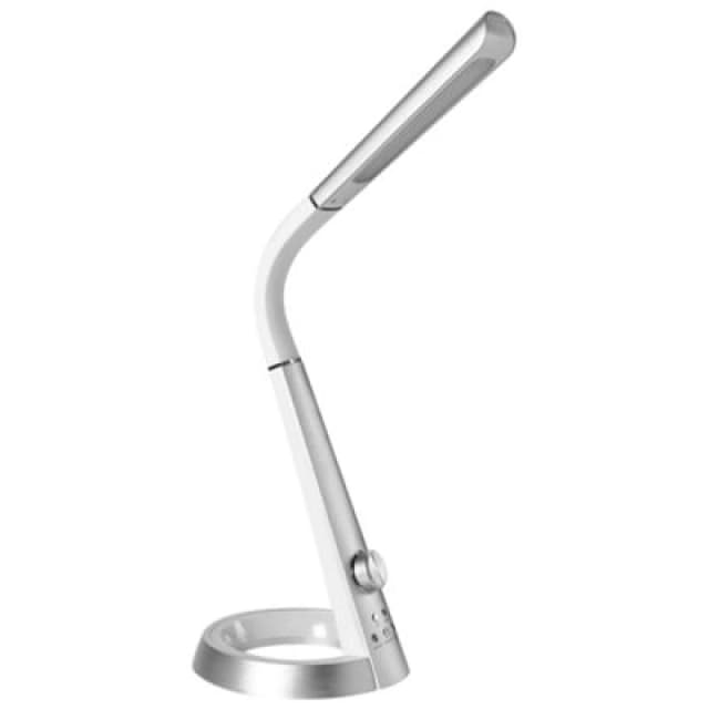 Beliani LED Desk Lamp Canopus With USB Port Silver