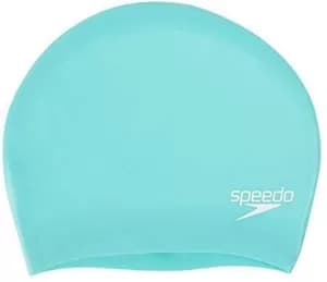 Speedo Adult Unisex Long Hair Swimming Cap Green One Size