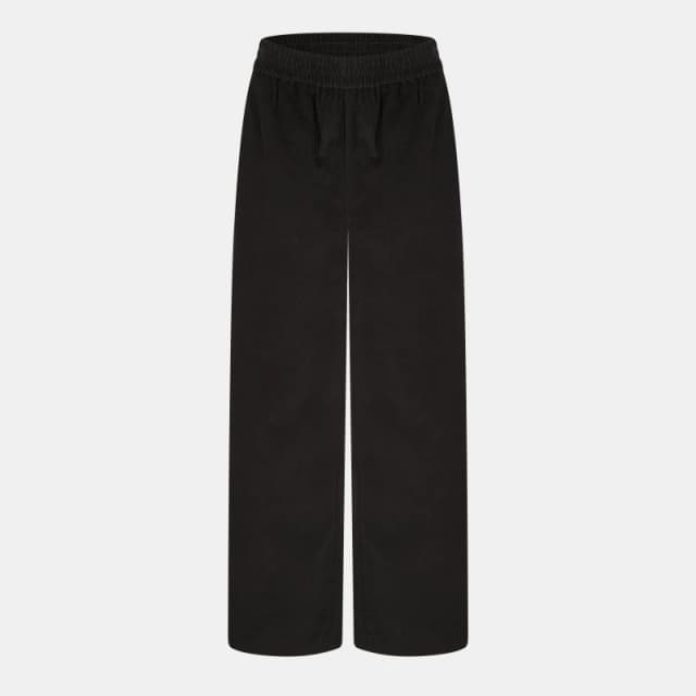 Nobodys Child Womens Misha Corduroy Straight Leg Trousers Black female 4 (3XS)