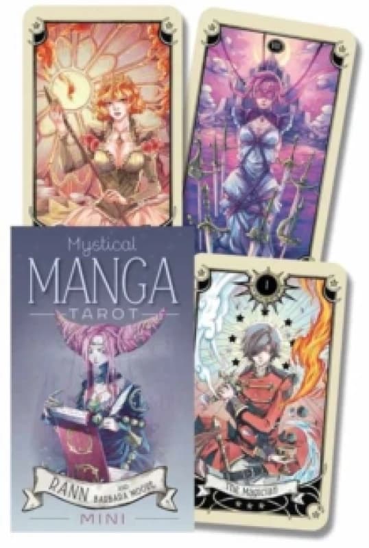 Mystical Manga Tarot Mini Deck. Cards. By Barbara Moore, Rann Books
