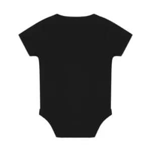 Larkwood Baby Boys/Girls Essential Short Sleeve Bodysuit (0-3 Months) (Black)