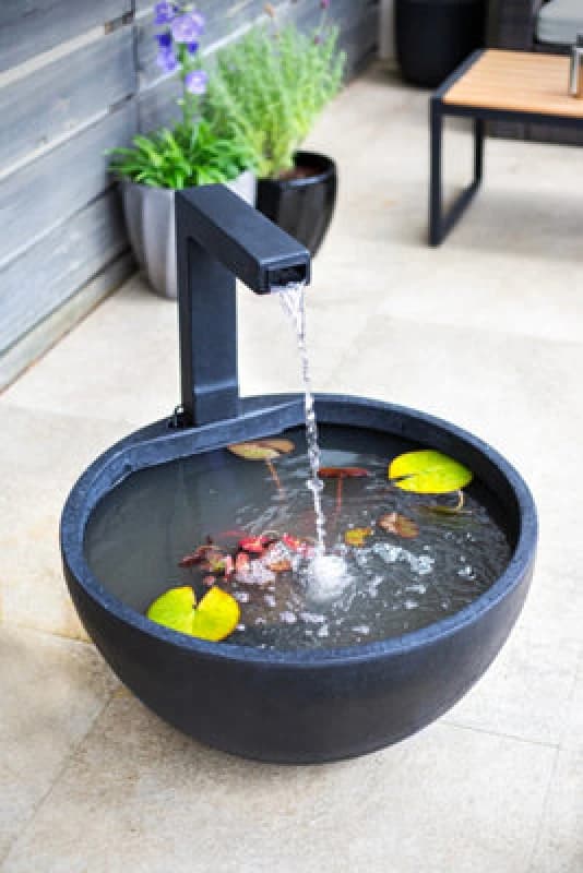 EASY FOUNTAIN Patio Pond - Small, Black 45300