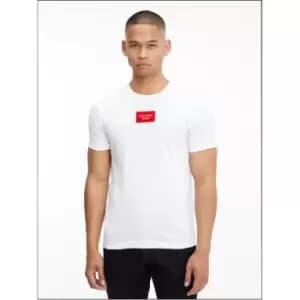 Calvin Klein Jeans Small Center Box Tee - White