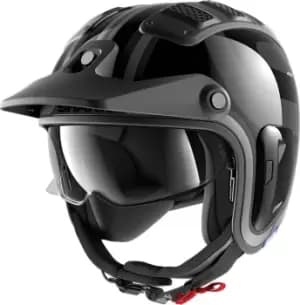Shark X-Drak 2 Thrust R Jet Helmet, black-grey, Size S, black-grey, Size S