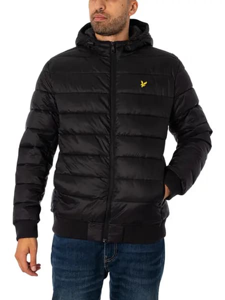 Lyle & Scott Wadded Jacket Jet Black XL