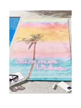 Sassy B Summer Vibes Beach Towel