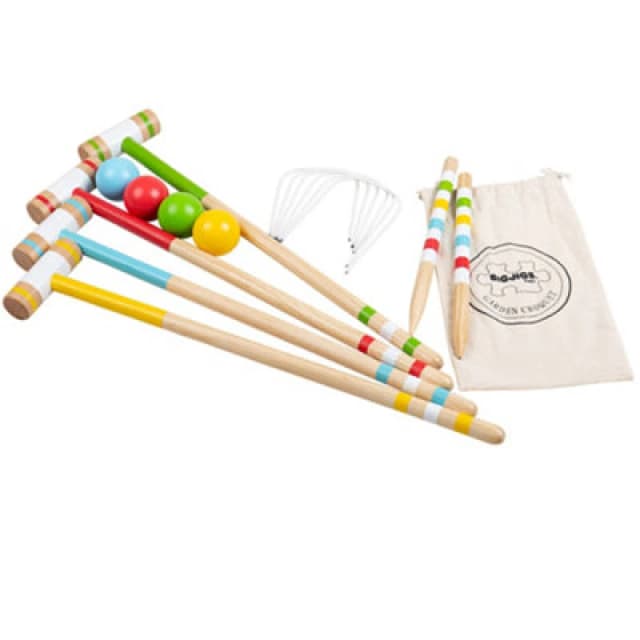 Bigjigs Toys Garden Croquet Multi