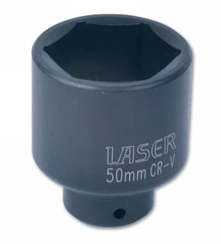 Laser Tools 3380 Socket - Specialist 50mm 1/2"D Chrome Vanadium