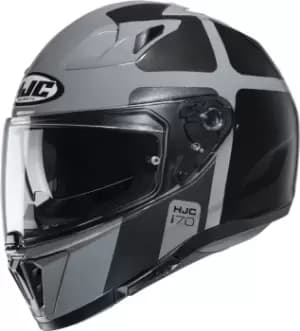 HJC i70 Prika Helmet, black-grey, Size 2XL, black-grey, Size 2XL