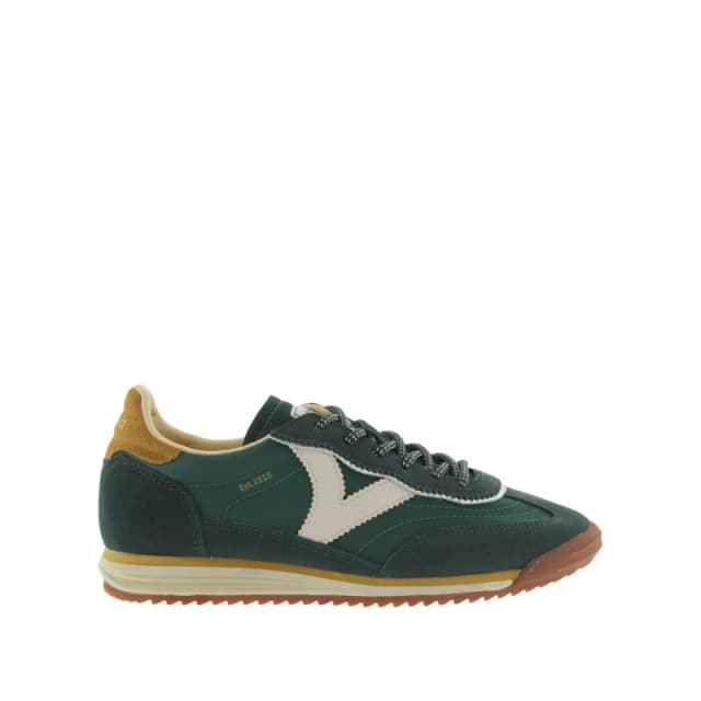 Victoria Womens nylon and split leather sneakers Victoria Saturno Vert Female 38