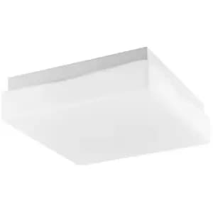 Netlighting Merano Etobicoke 20cm Flush Ceiling Light White Opal Glass LED E27 I