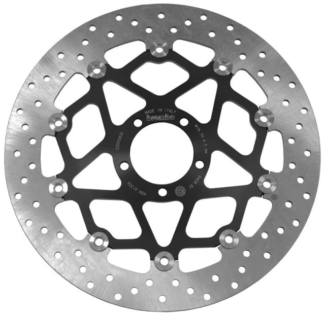 Brembo S.p.A. Serie Oro Round Floating Brake Disc - 1 pc.